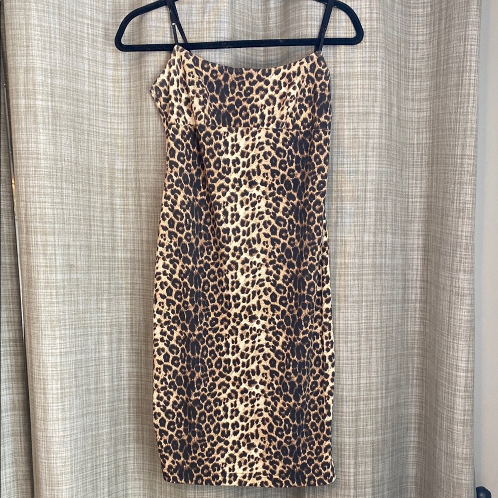 Leopard Print Women's Dress